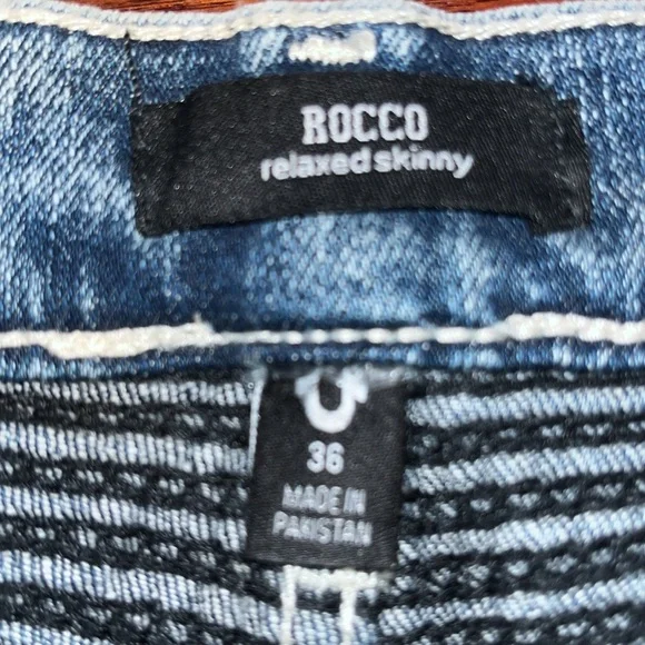 “True religion”, “Rocco” relax skinny W 36 jeans motto style - Picture 8 of 16